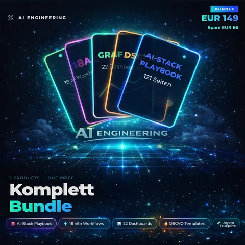 AI Engineering Komplett-Bundle — alle 5 Produkte in einem Paket